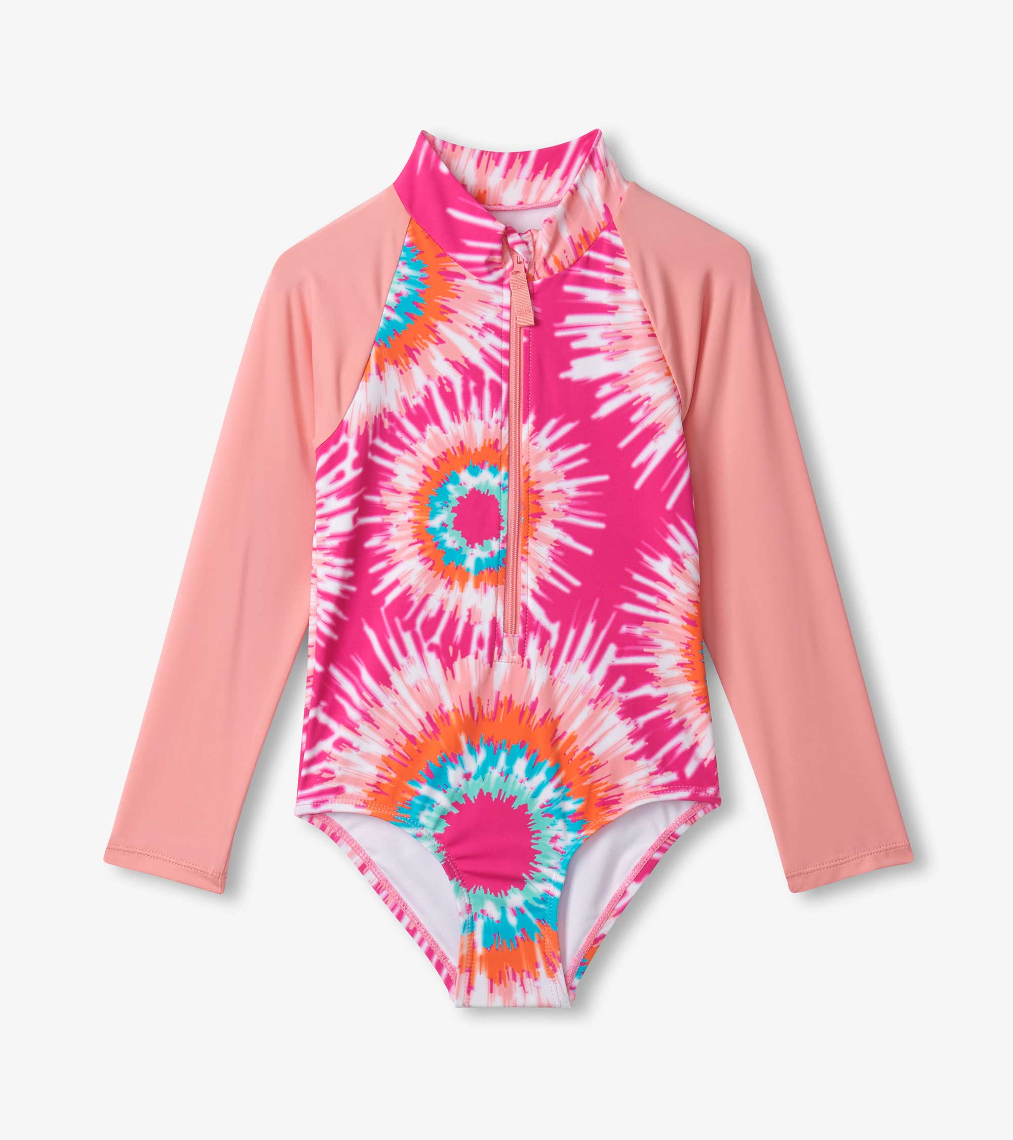 Bañador manga larga rosa TIe dye