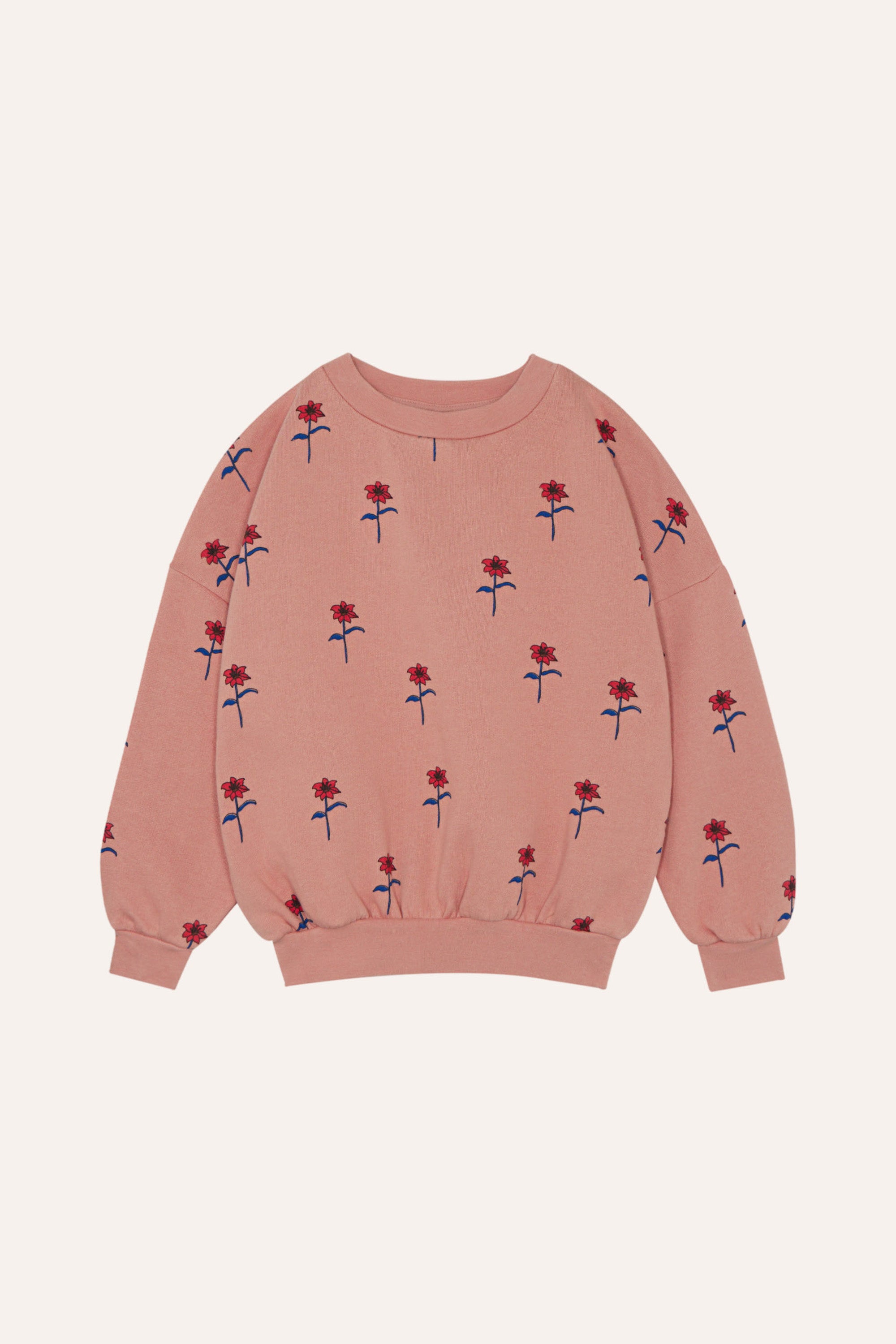 Sudadera Flowers Pink
