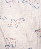 Pelele tejido estampado pájaros