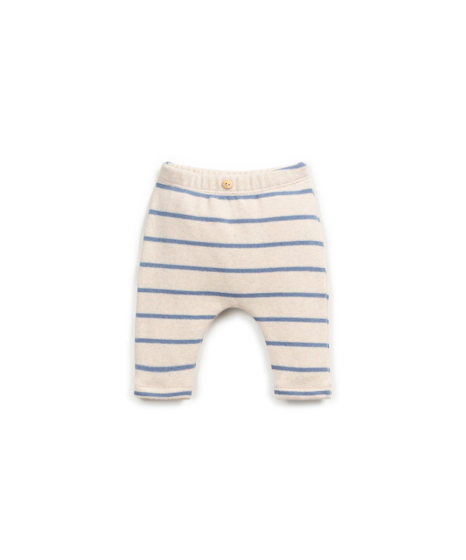 Leggings afelpados rayas azules