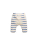 Leggings afelpados rayas azules
