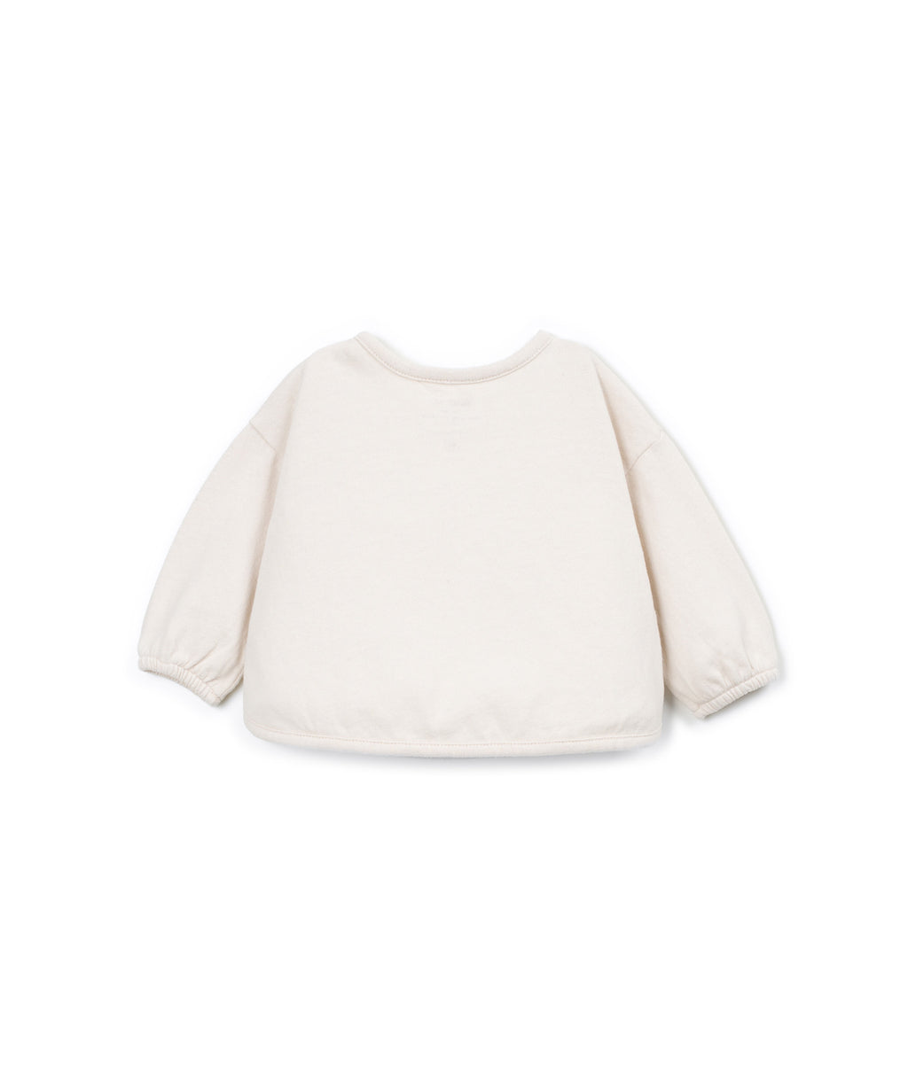 Camiseta manga larga beige