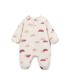 Mono jersey estampado nubes crudo