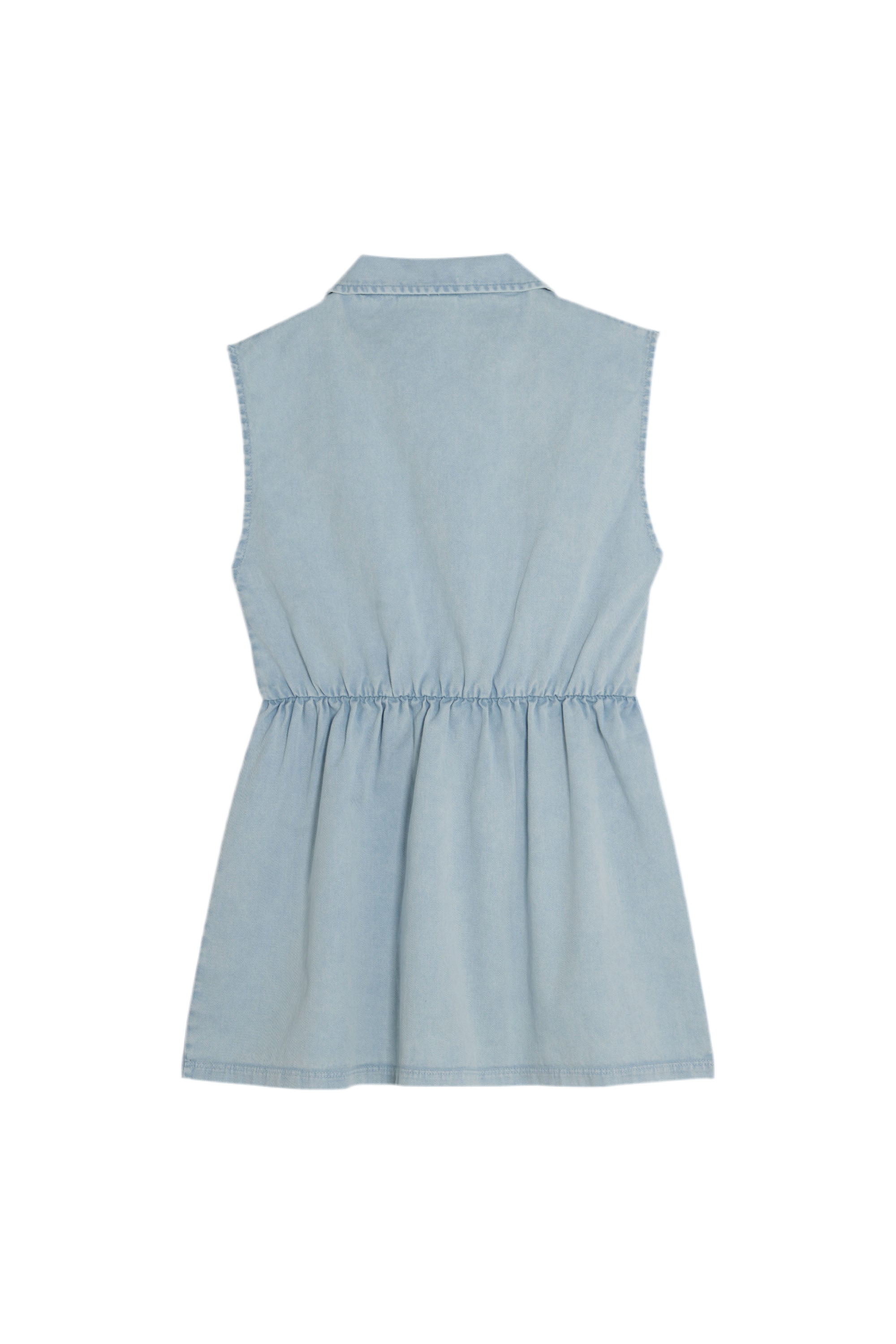 LIGHT BLUE DENIM KIDS DRESS
