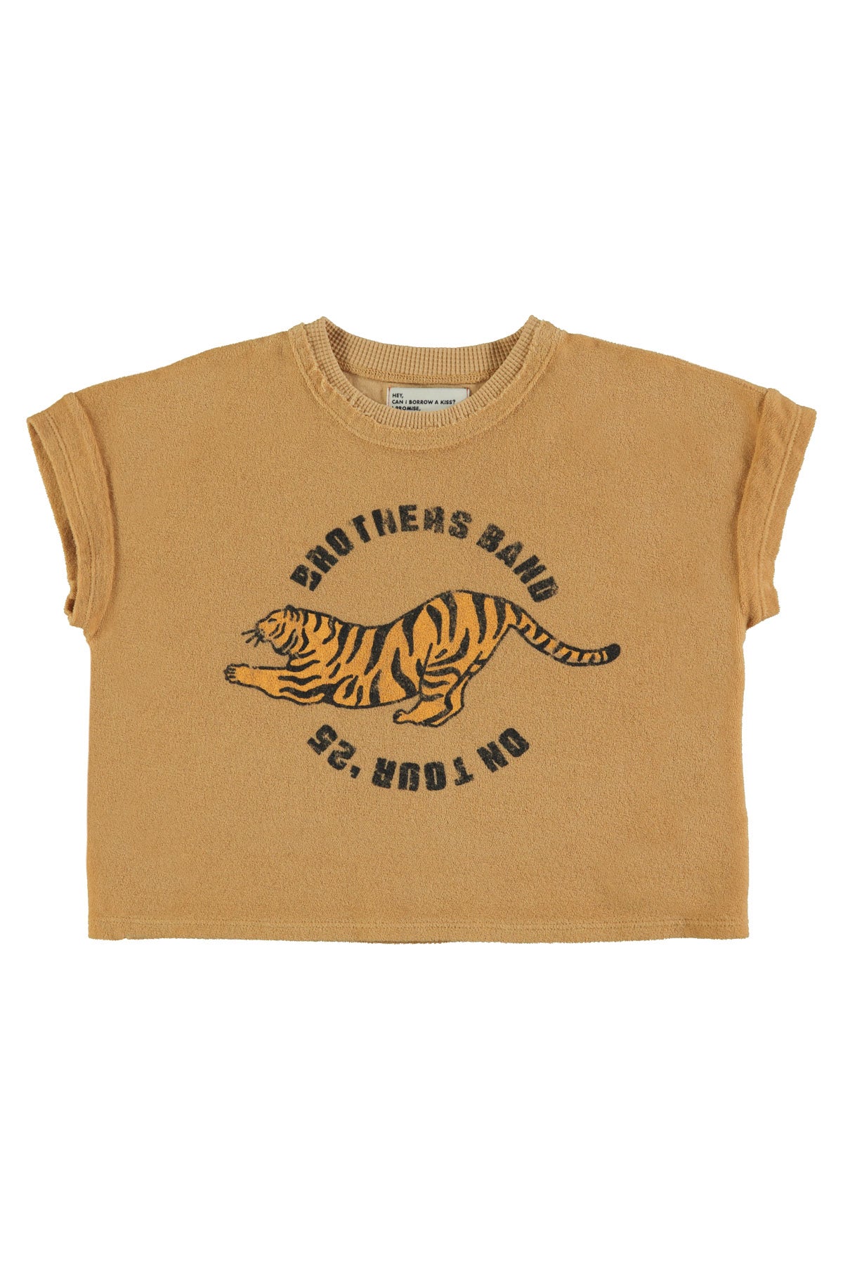 Camiseta tigre mostaza