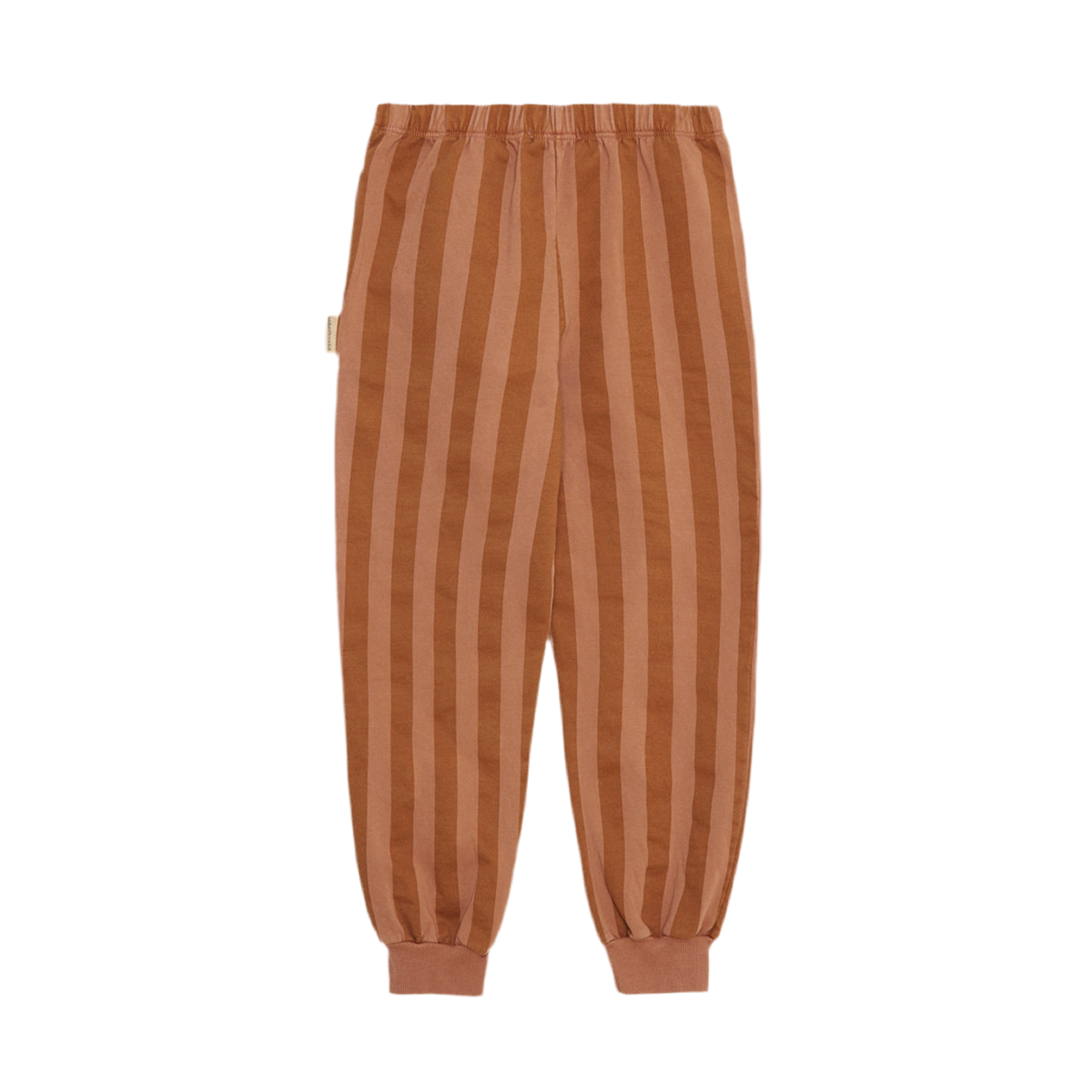 Pantalón rayado marrón