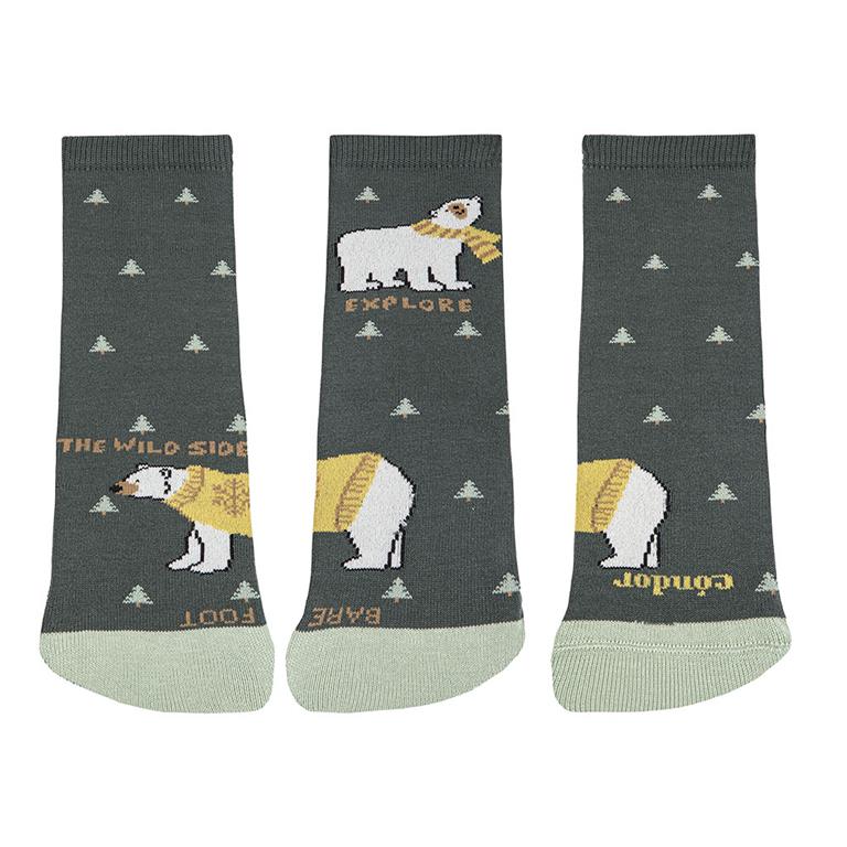Calcetines Barefoot oso polar pino - vista principal