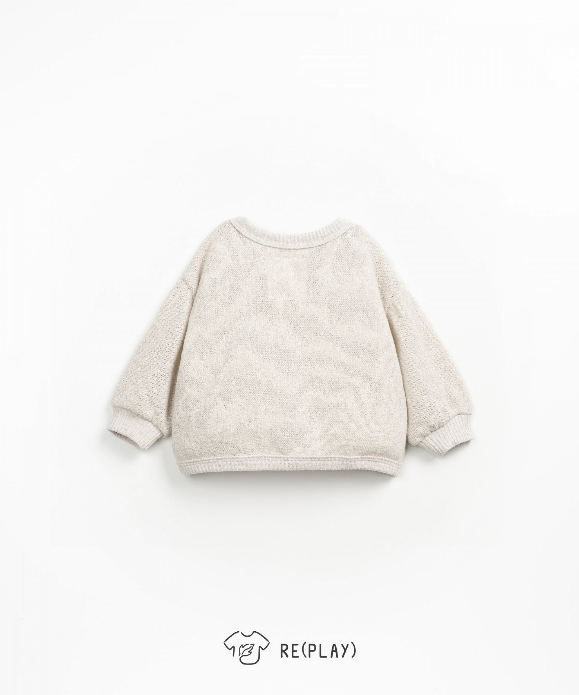 Chaqueta beige punto