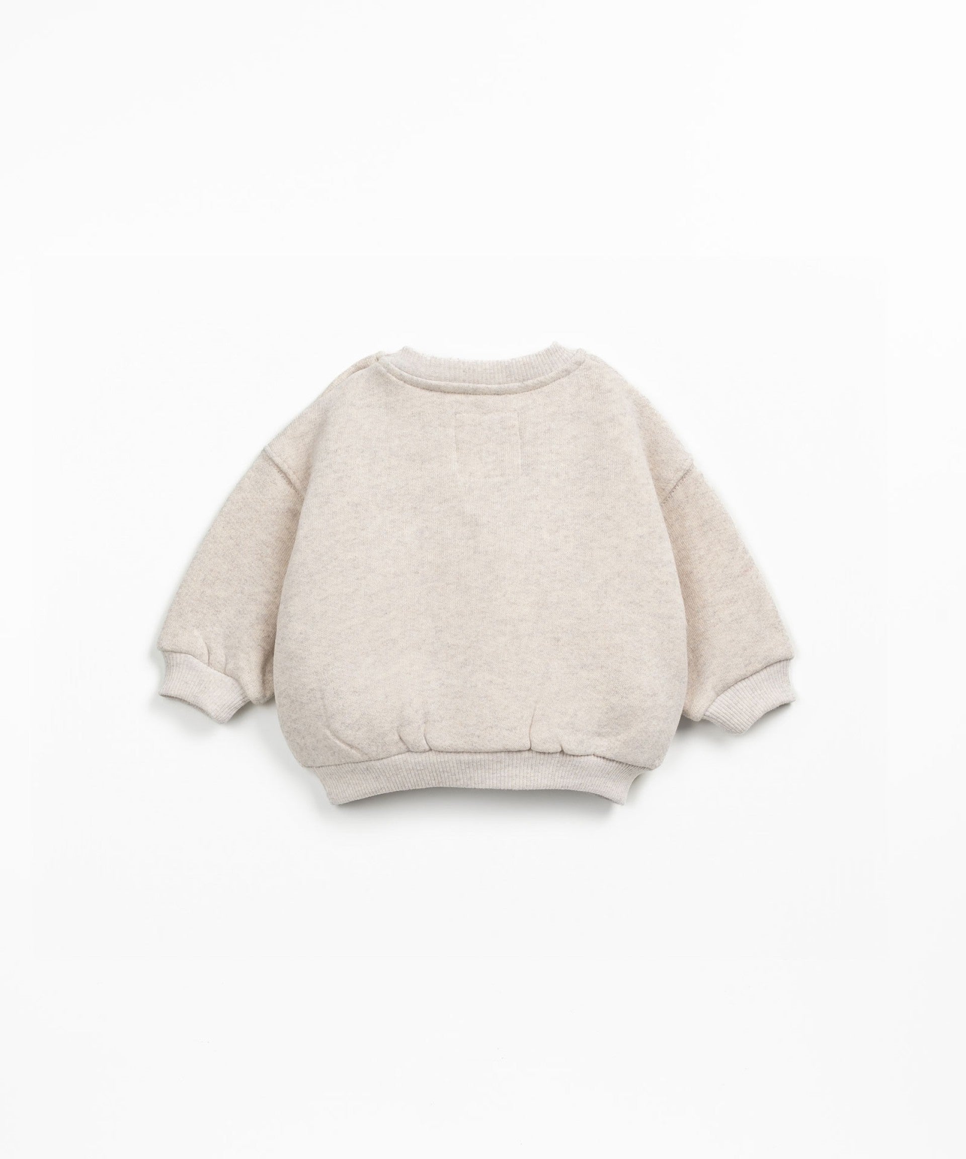 Jersey sudadera beige con botones
