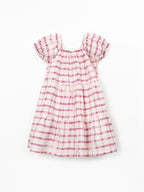 Vestido cuadros vichy rosas Play Up