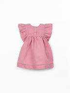 Vestido manga corta rosa Play Up