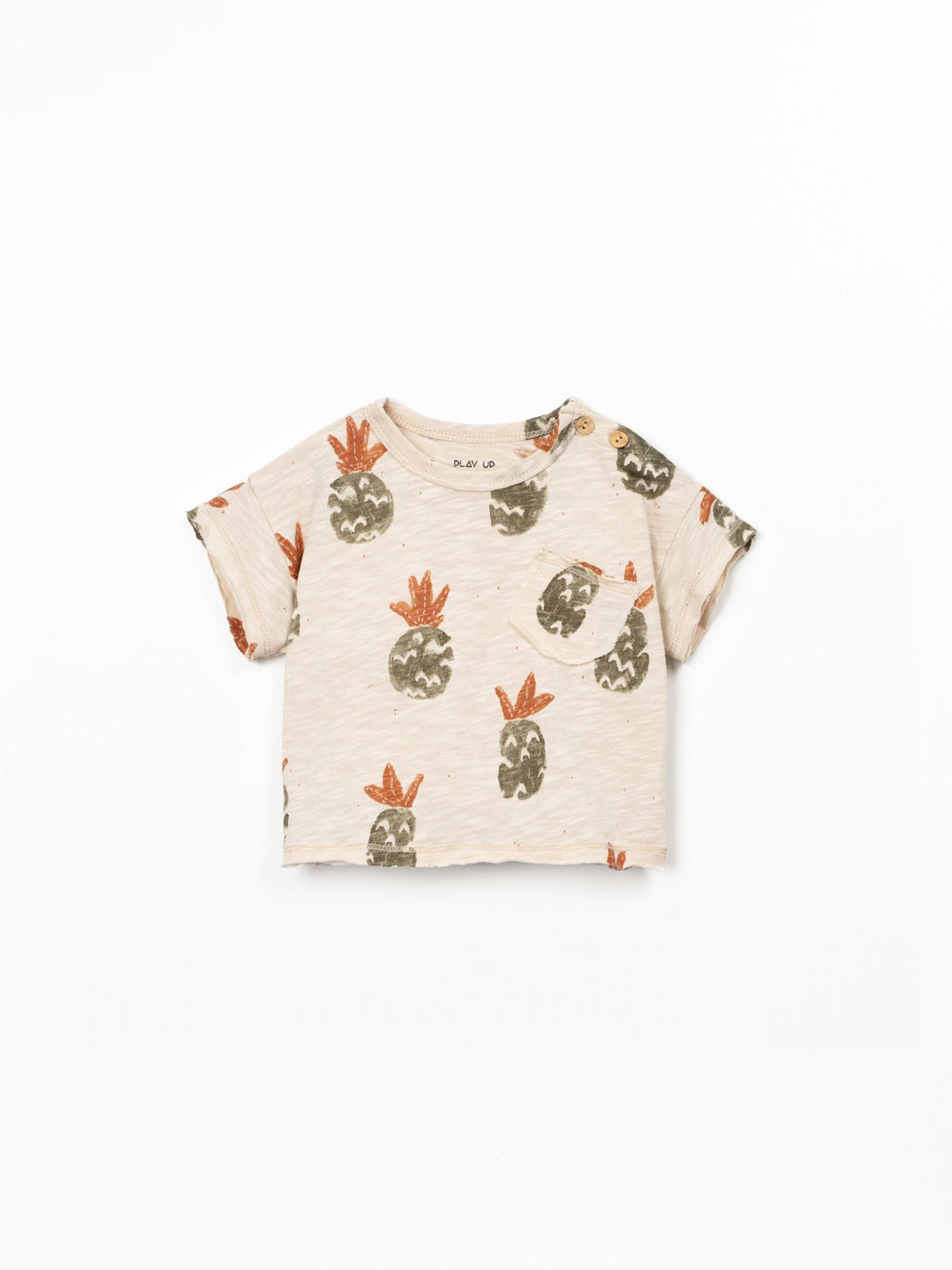 Camiseta manga corta piñas verdes Play Up