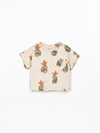 Camiseta manga corta piñas verdes Play Up