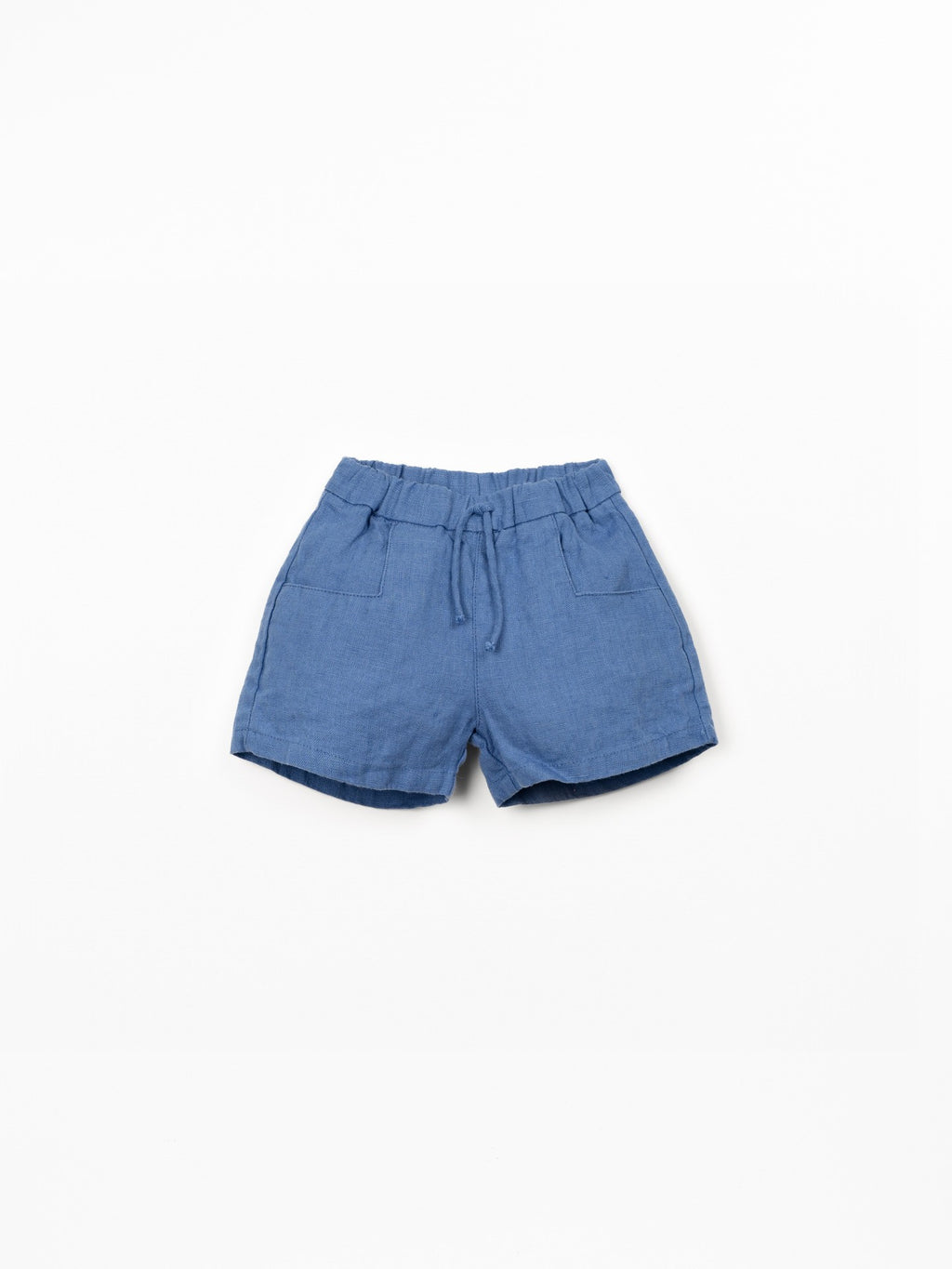 Pantalón corto azul lino baby Play Up