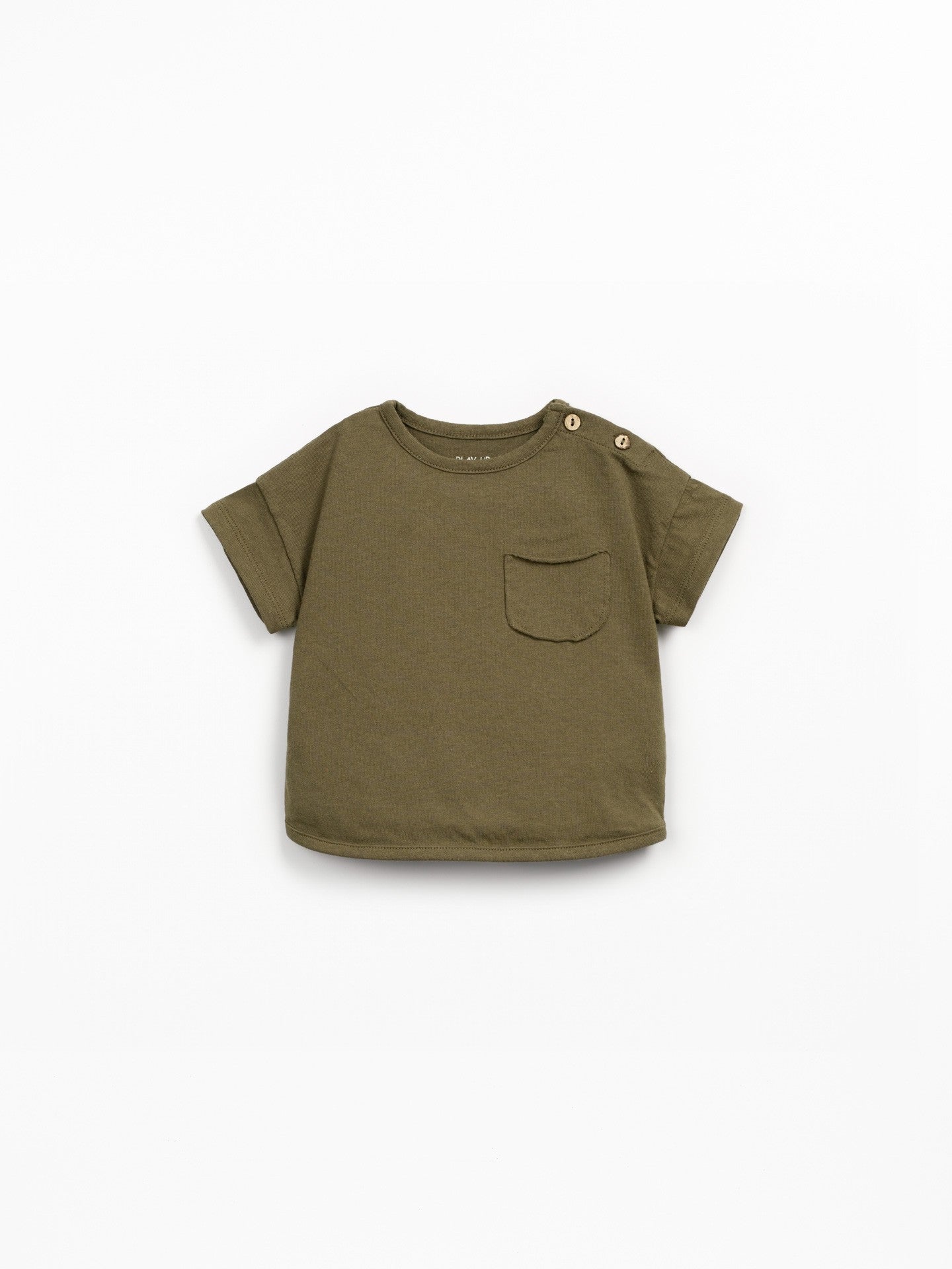Camiseta manga corta verde Play Up