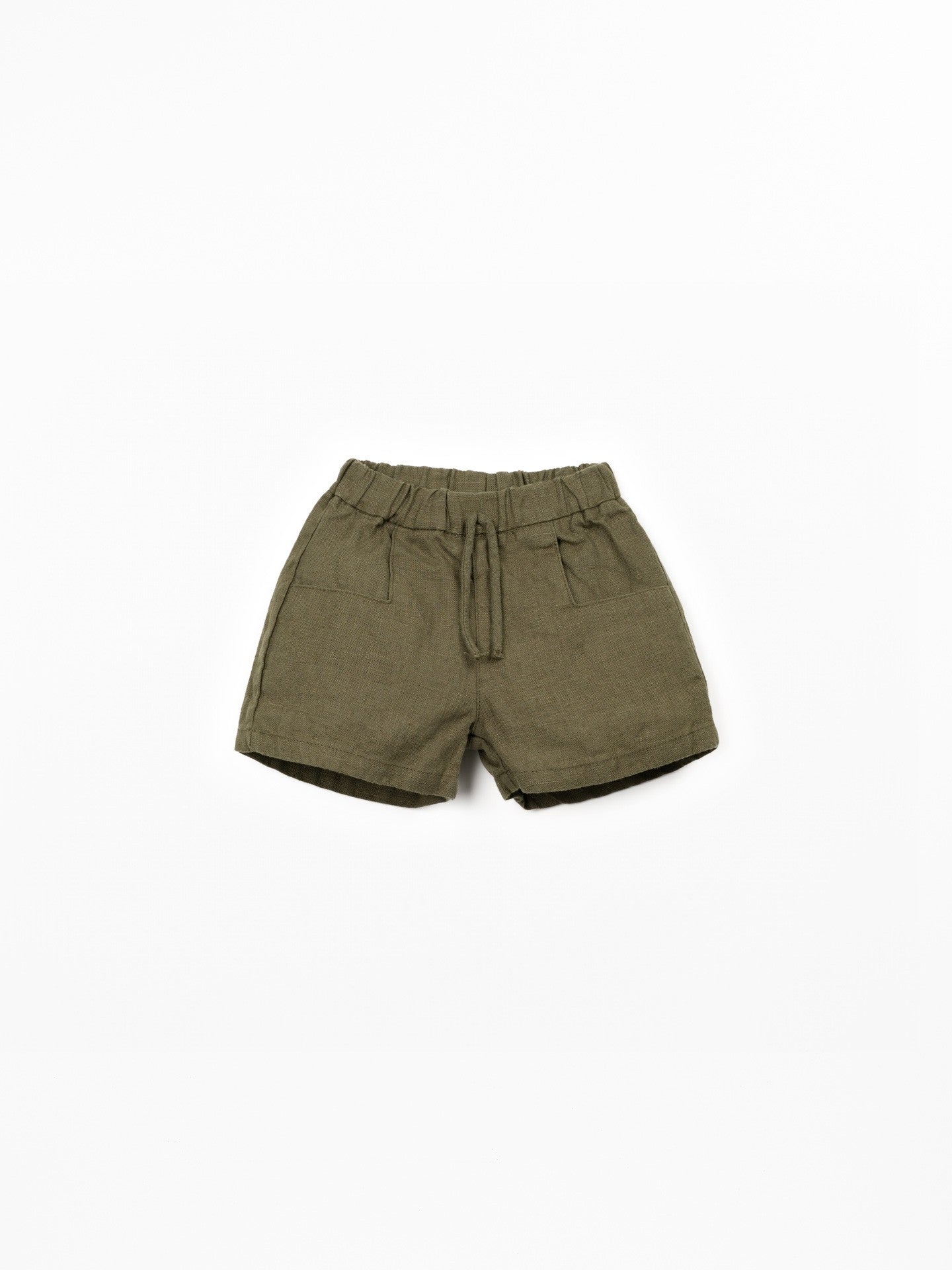 Pantalón corto verde lino baby Play Up