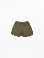 Pantalón corto verde lino baby Play Up