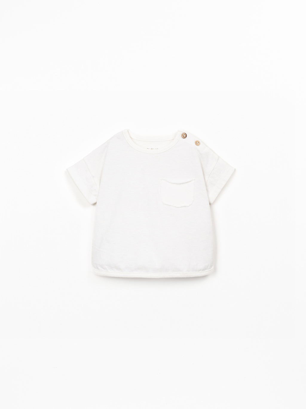 Camiseta manga corta blanca Play Up baby