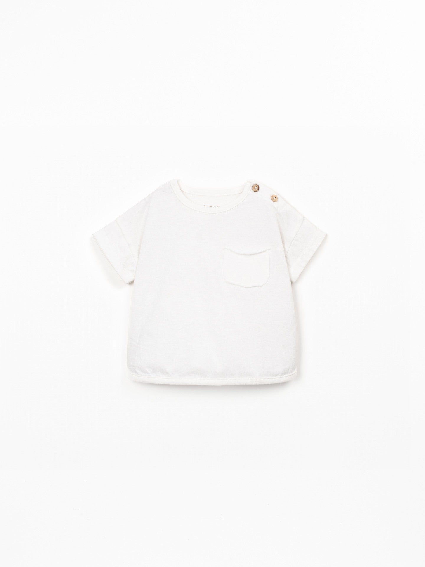 Camiseta manga corta blanca Play Up baby