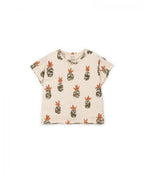 Camiseta manga corta rayas piñas KID Play Up