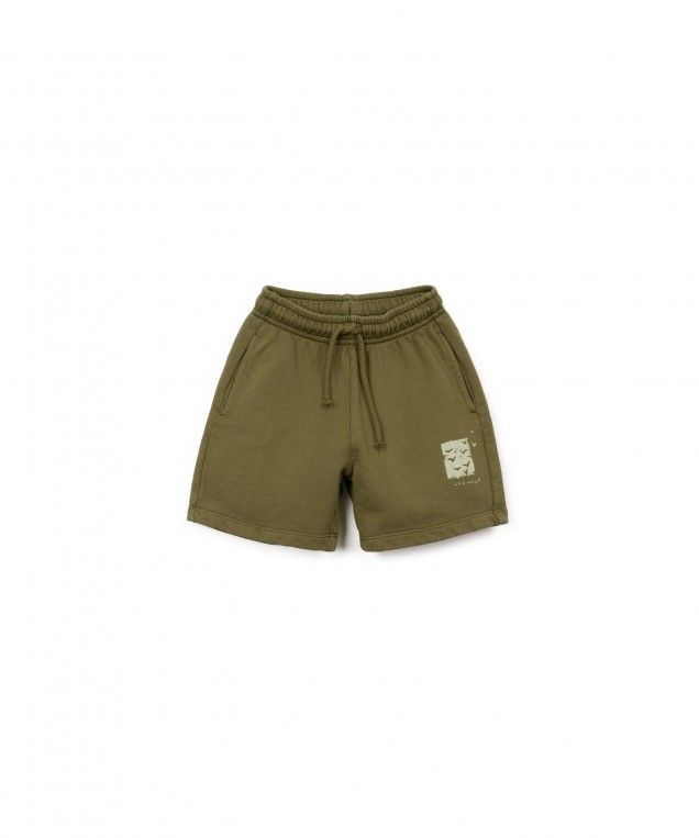 Pantalón corto verde oscuro KID Play Up