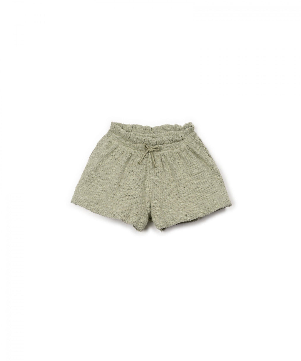 Pantalón corto piqué verde Play Up