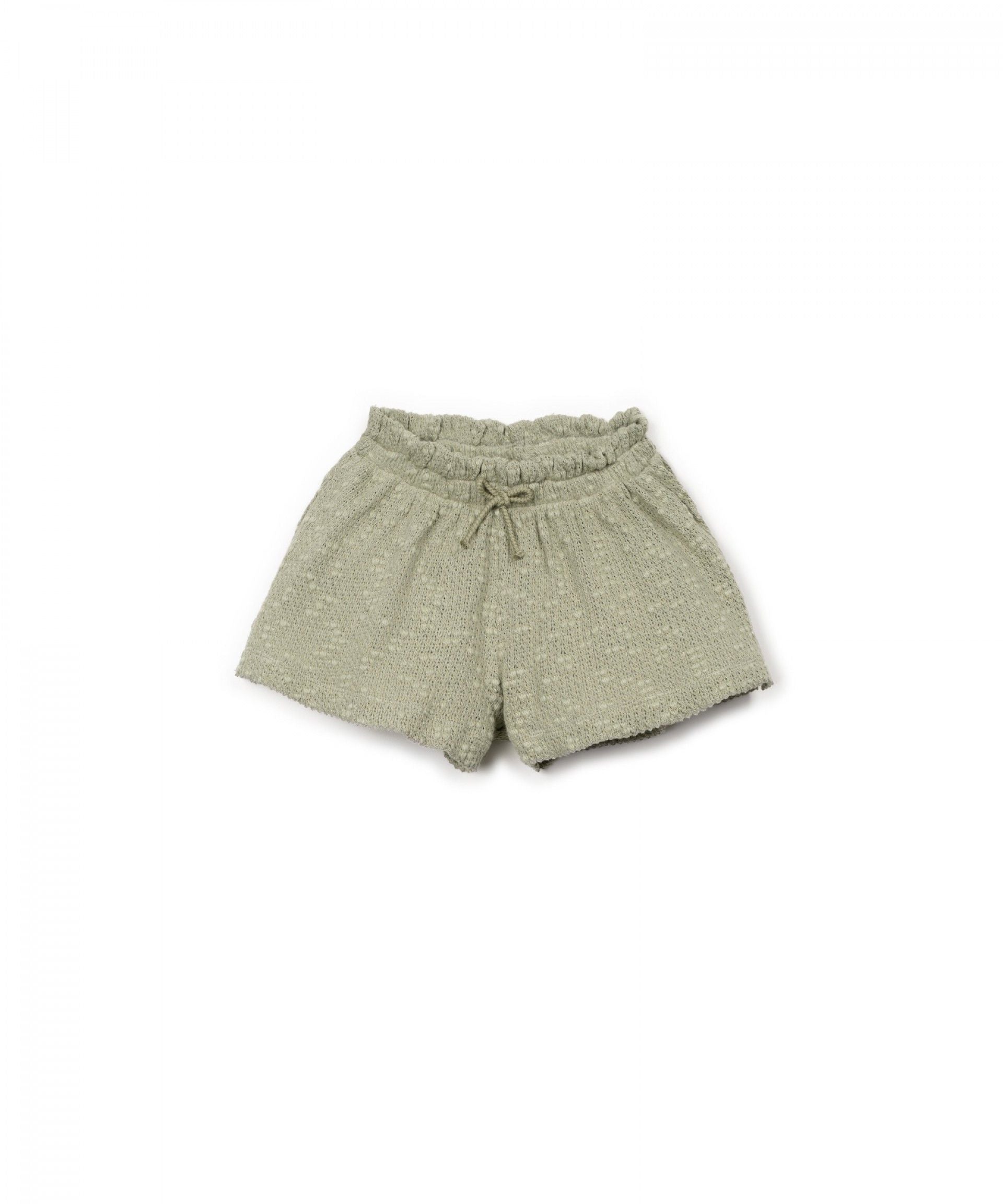 Pantalón corto piqué verde Play Up