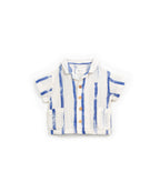 Camisa rayas azul y blanca