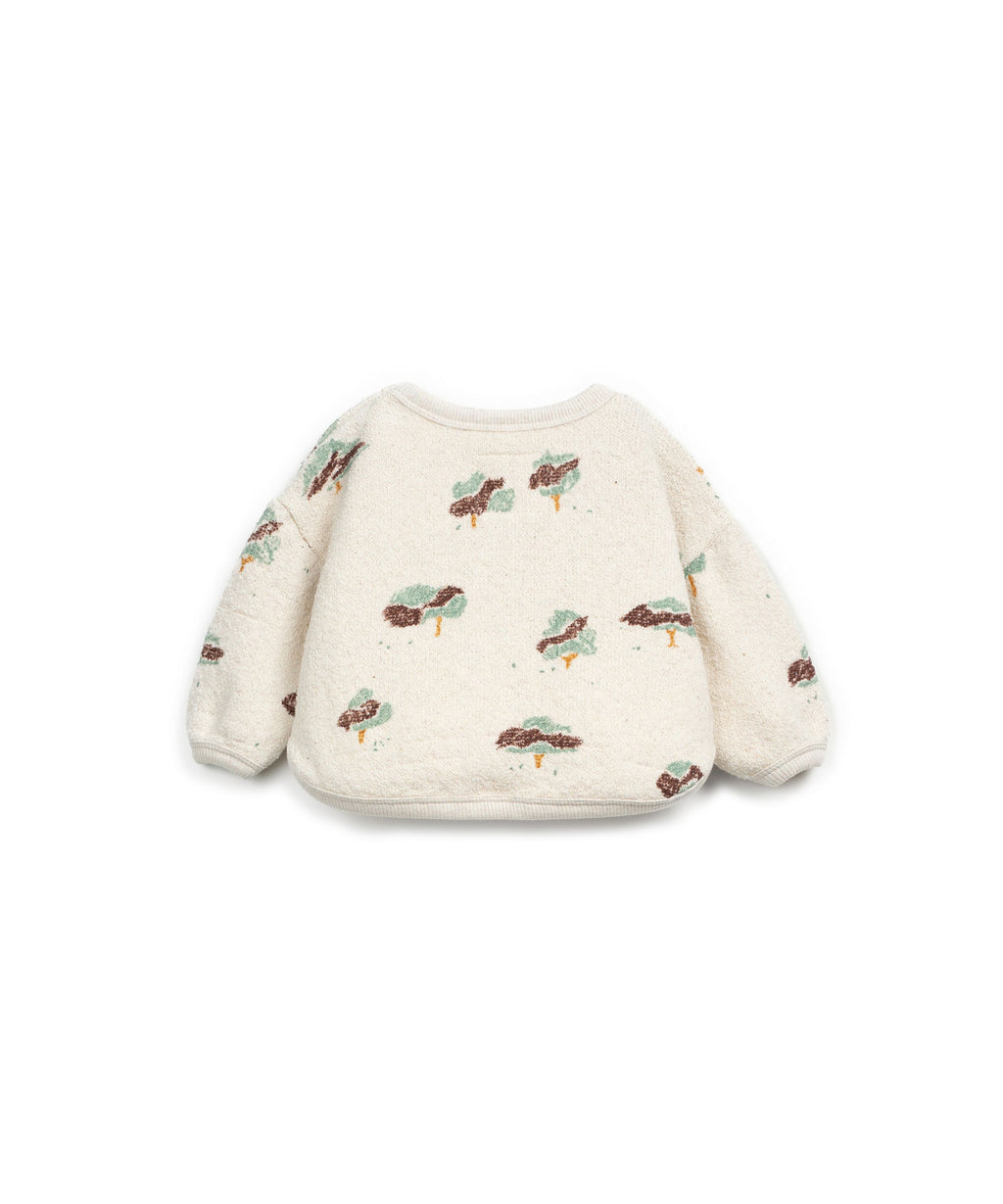 Sudadera jersey de árboles