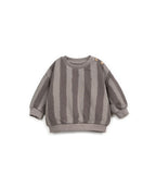 Sudadera a rayas grises
