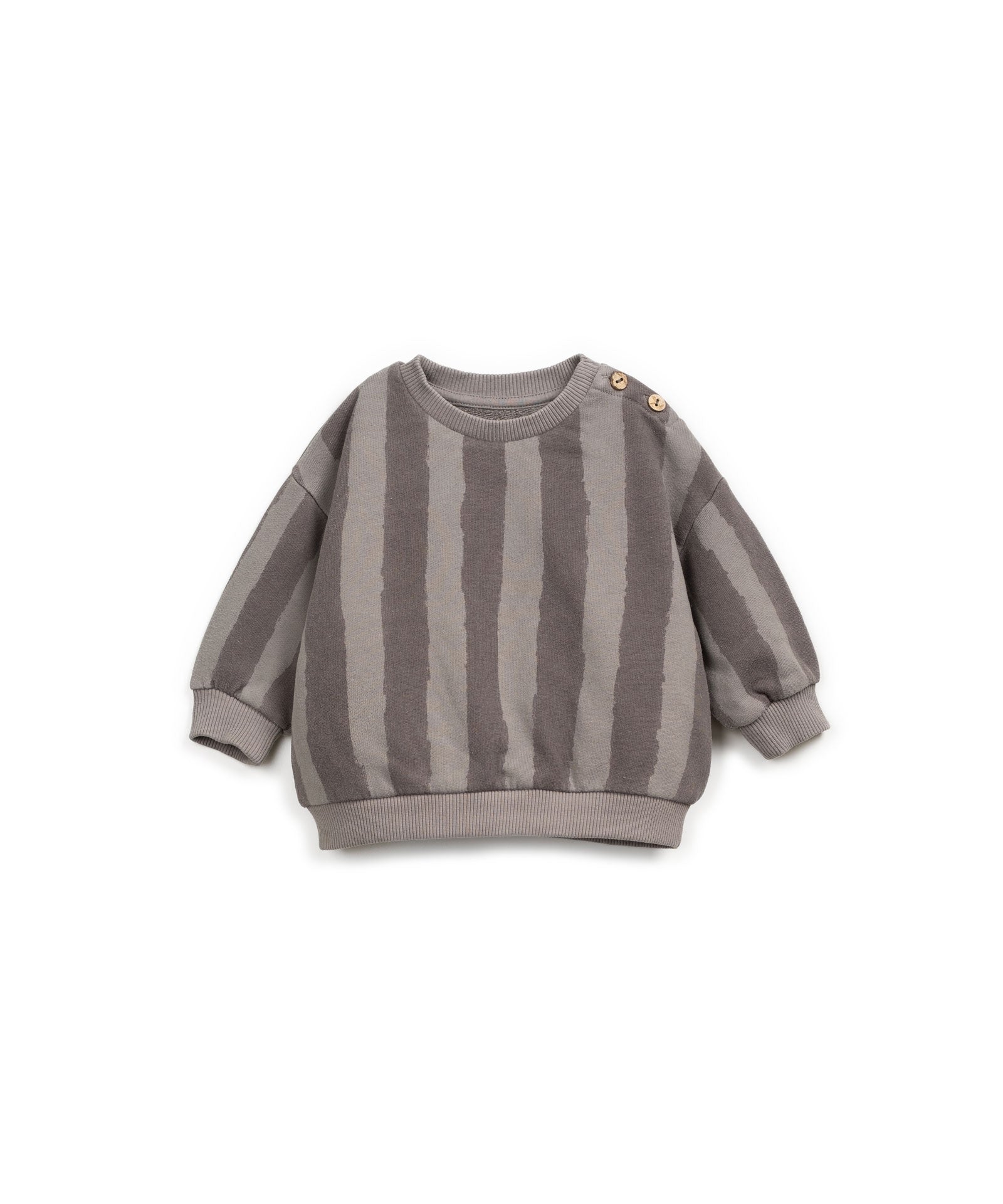 Sudadera a rayas grises