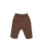 Pantalón marrón punto