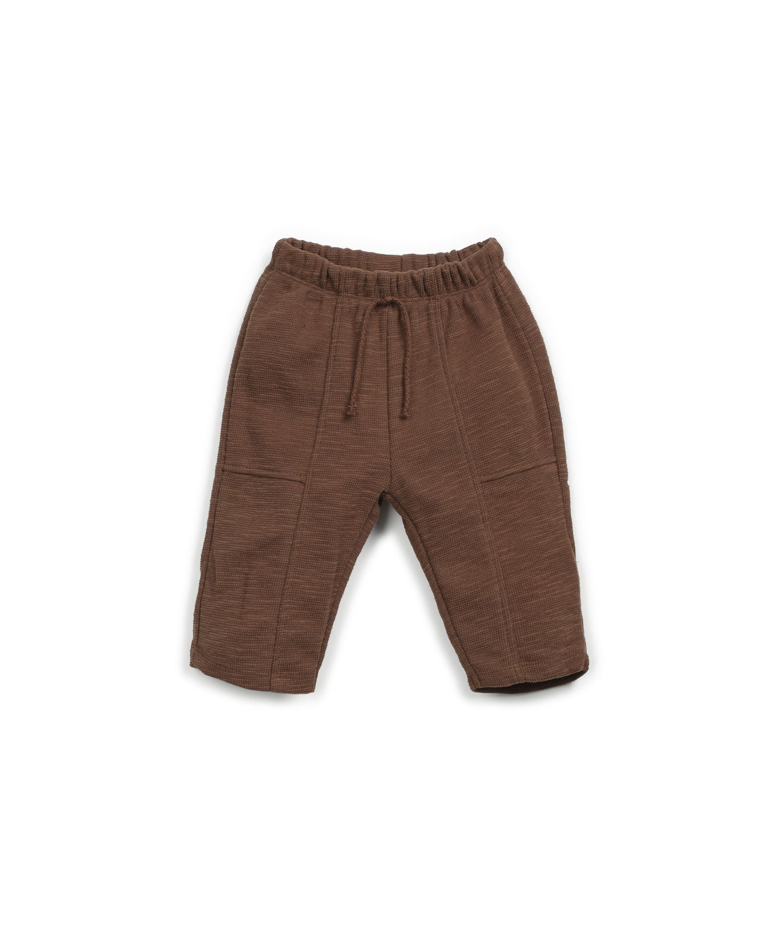Pantalón marrón punto