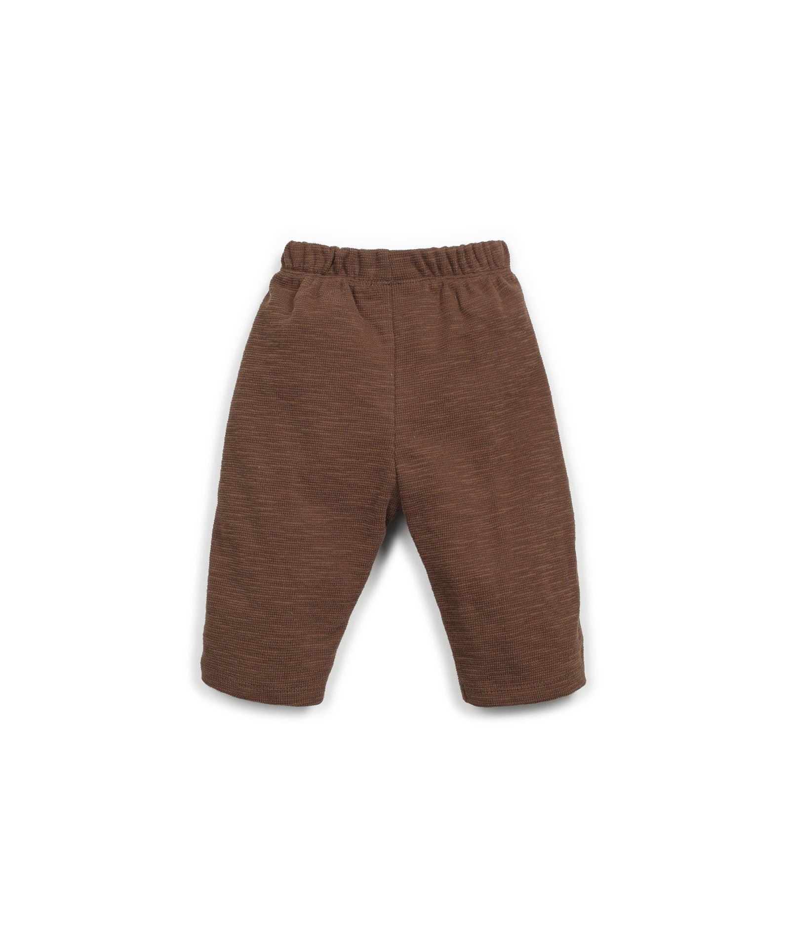 Pantalón marrón punto