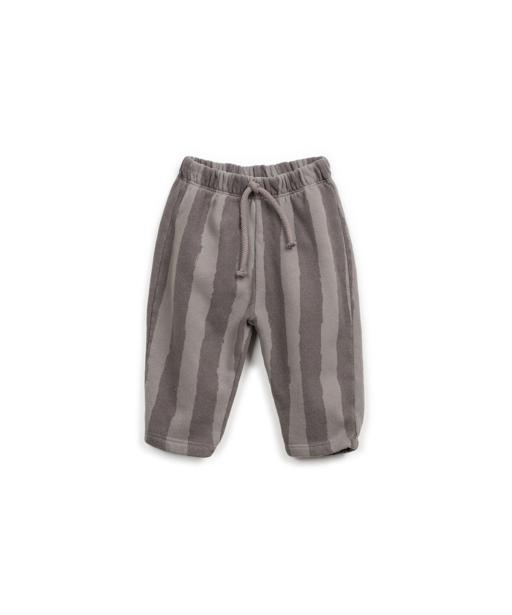 Pantalón chandal rayas grises