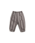 Pantalón chandal rayas grises
