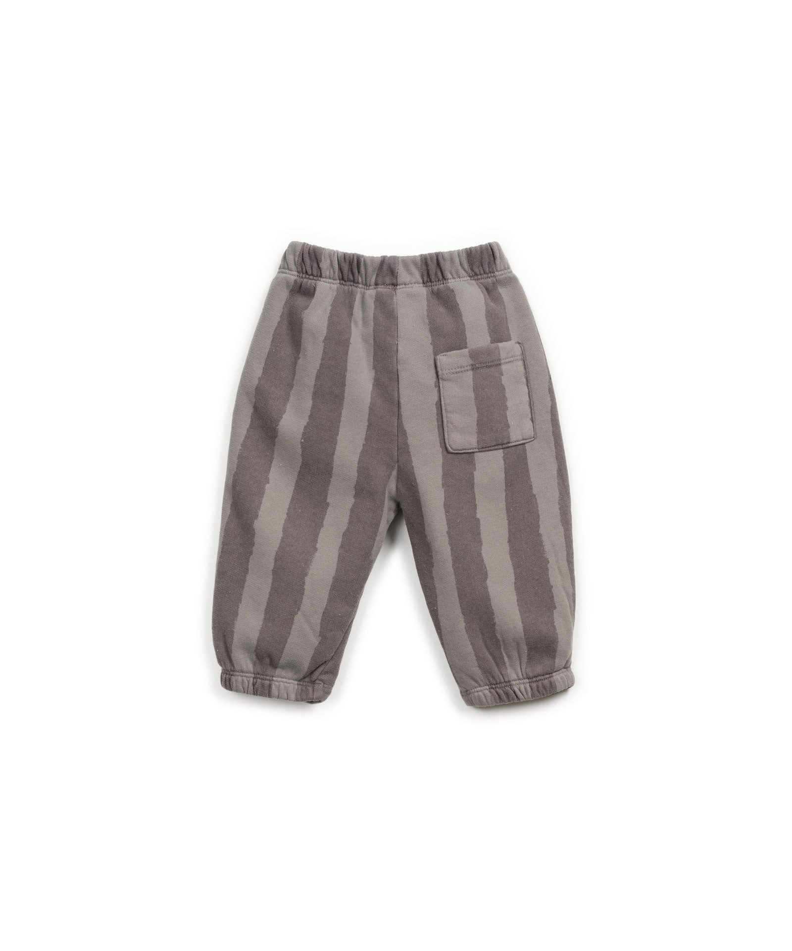 Pantalón chandal rayas grises