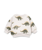 Sudadera felpa estampada Dino