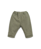 Pantalón en sarga verde