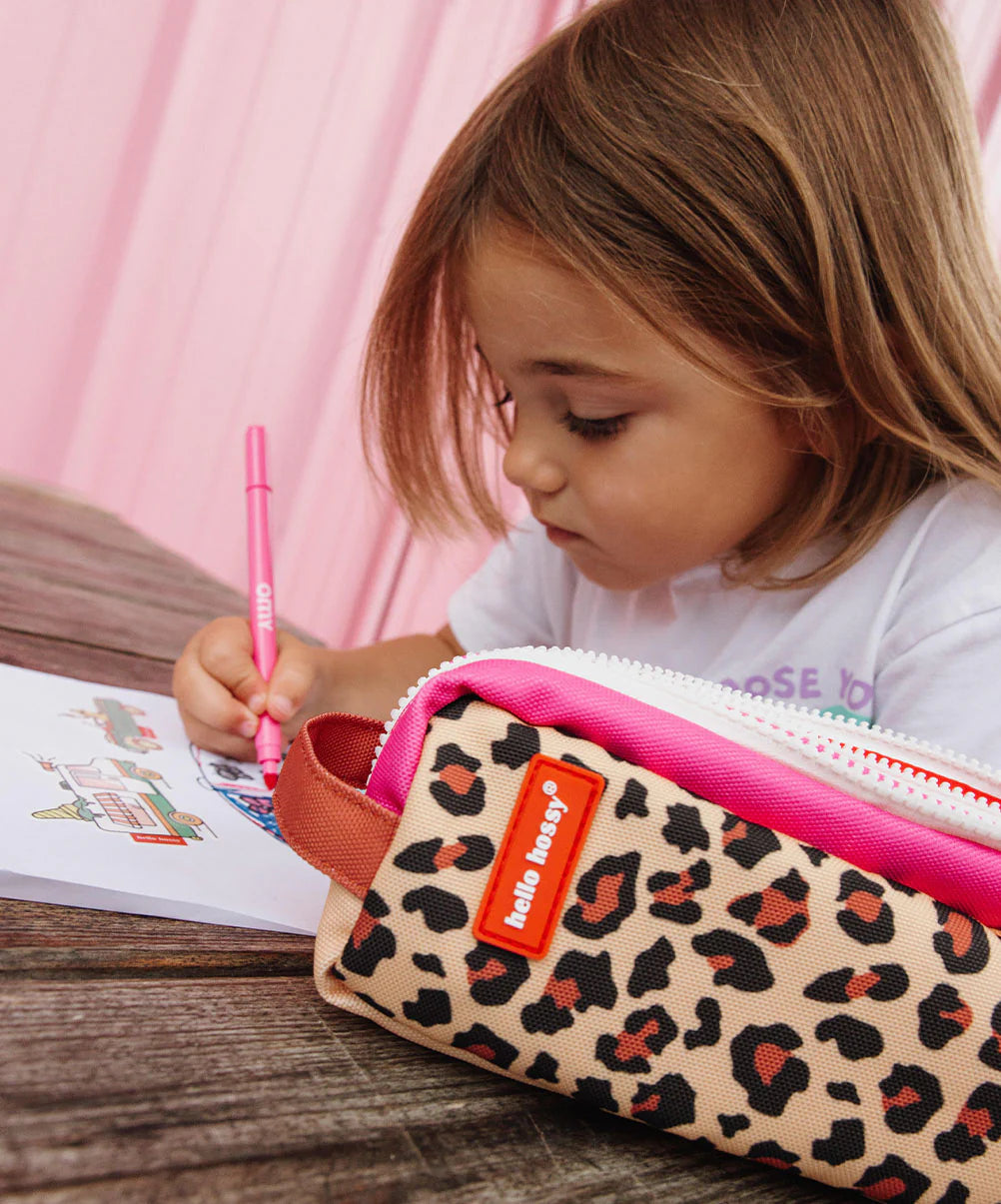 Estuche Leopard Hello Hossy