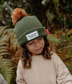 Gorro Color Block Forest verde bosque - vista 7