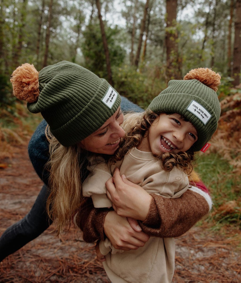 Gorro Color Block Forest verde bosque - vista 5