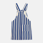 Vestido tejano rayas azul y blanco