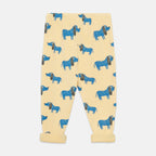 Legging amarillo Teckel Azul