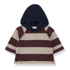 Sudadera jersey rayado con capucha JAKOB