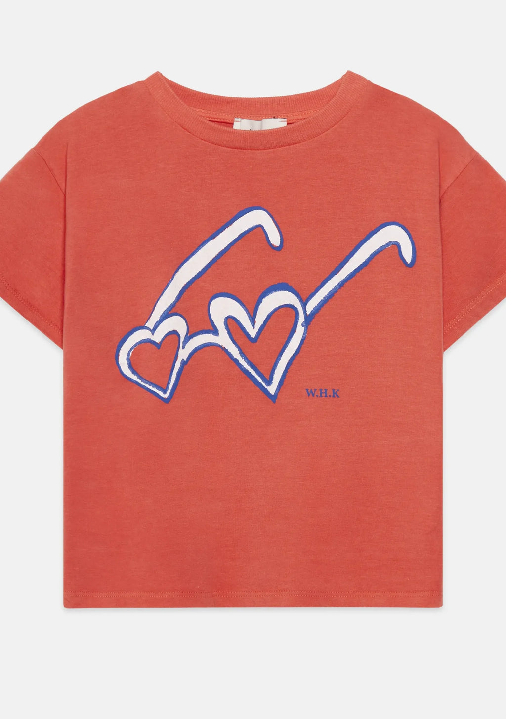 Camiseta manga corta roja gafas corazón Weekend House Kids