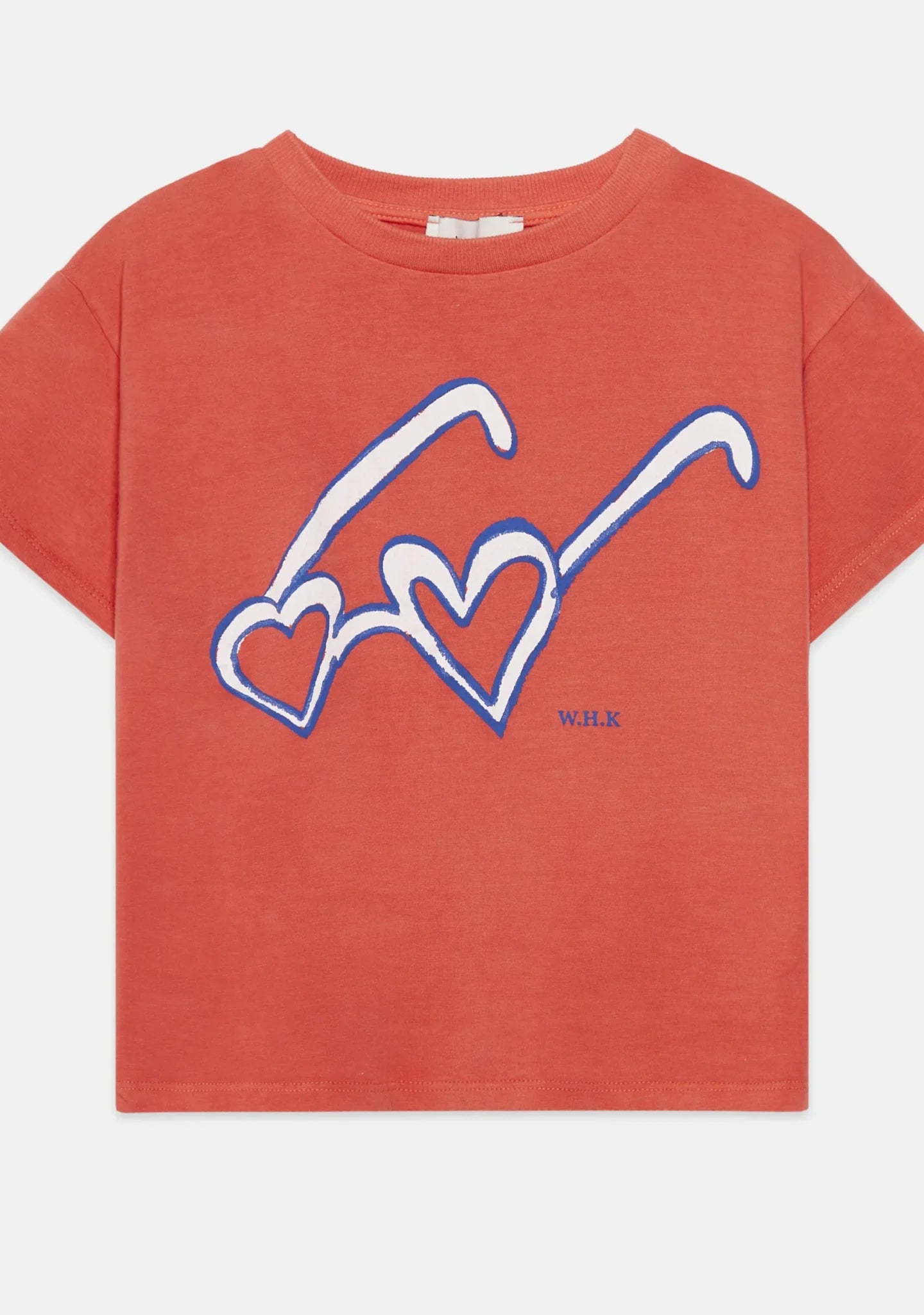 Camiseta manga corta roja gafas corazón Weekend House Kids