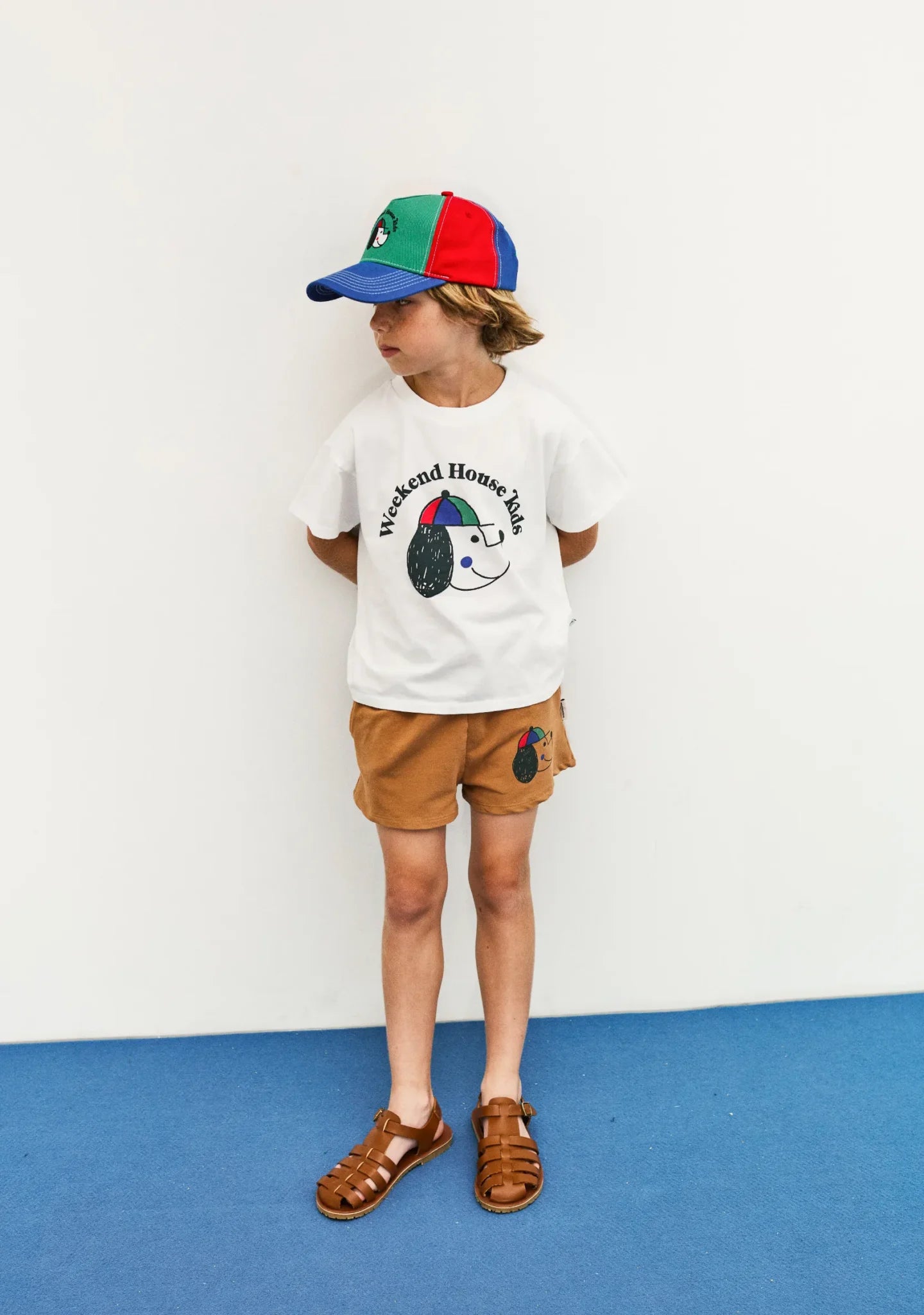Camiseta manga corta blanca perros Weekend House Kids
