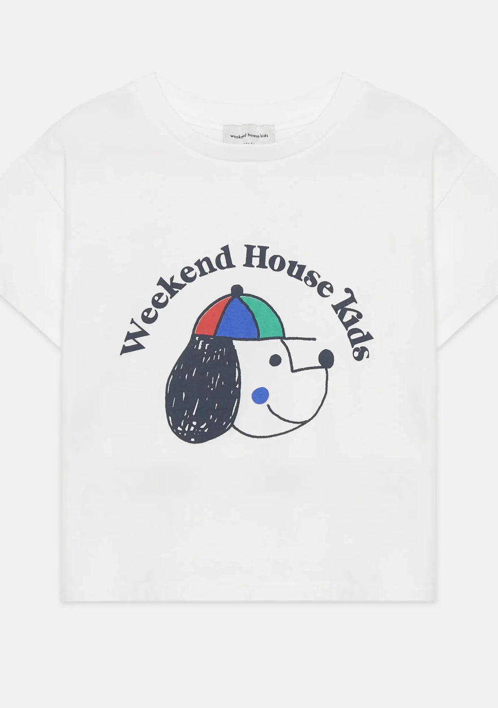 Camiseta manga corta blanca perros Weekend House Kids