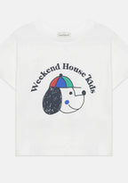 Camiseta manga corta blanca perros Weekend House Kids